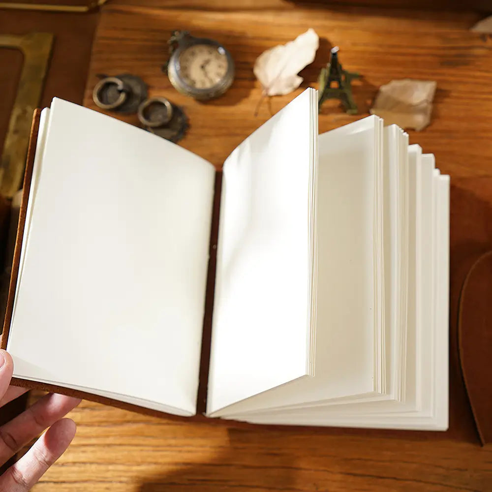 Personalized Leather Journal With Leather Rope