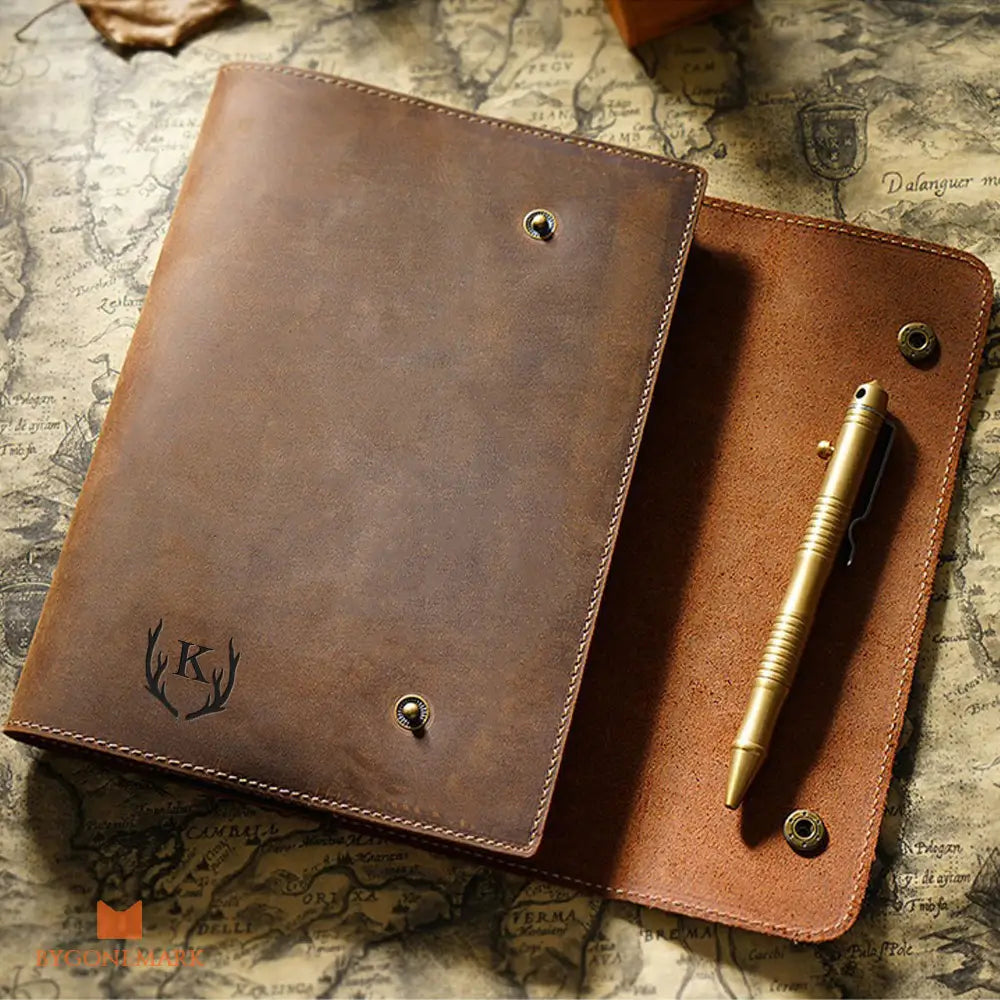 Personalized Vintage Leather Journal