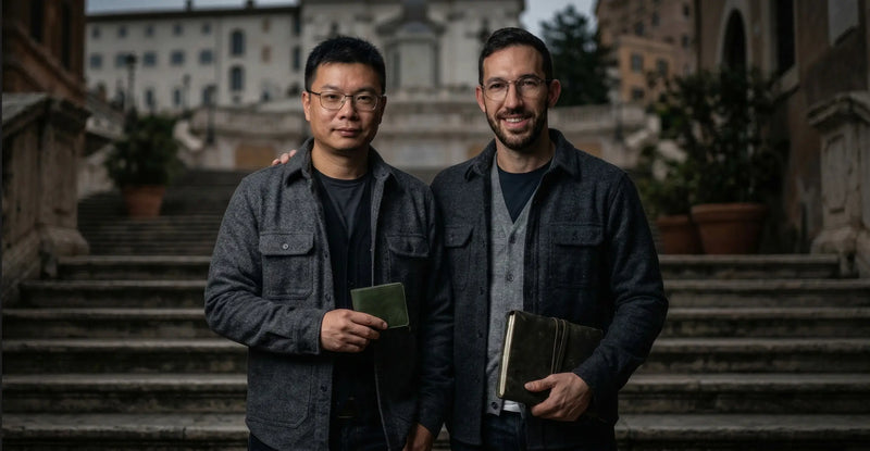 Crafted in Leather.Marked by Time.