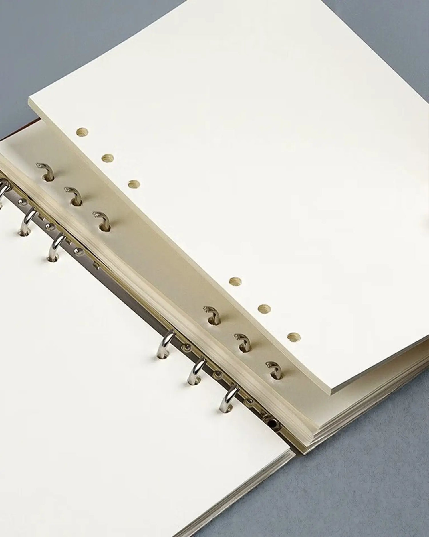 A5 6-ring journal refill paper in five page styles
