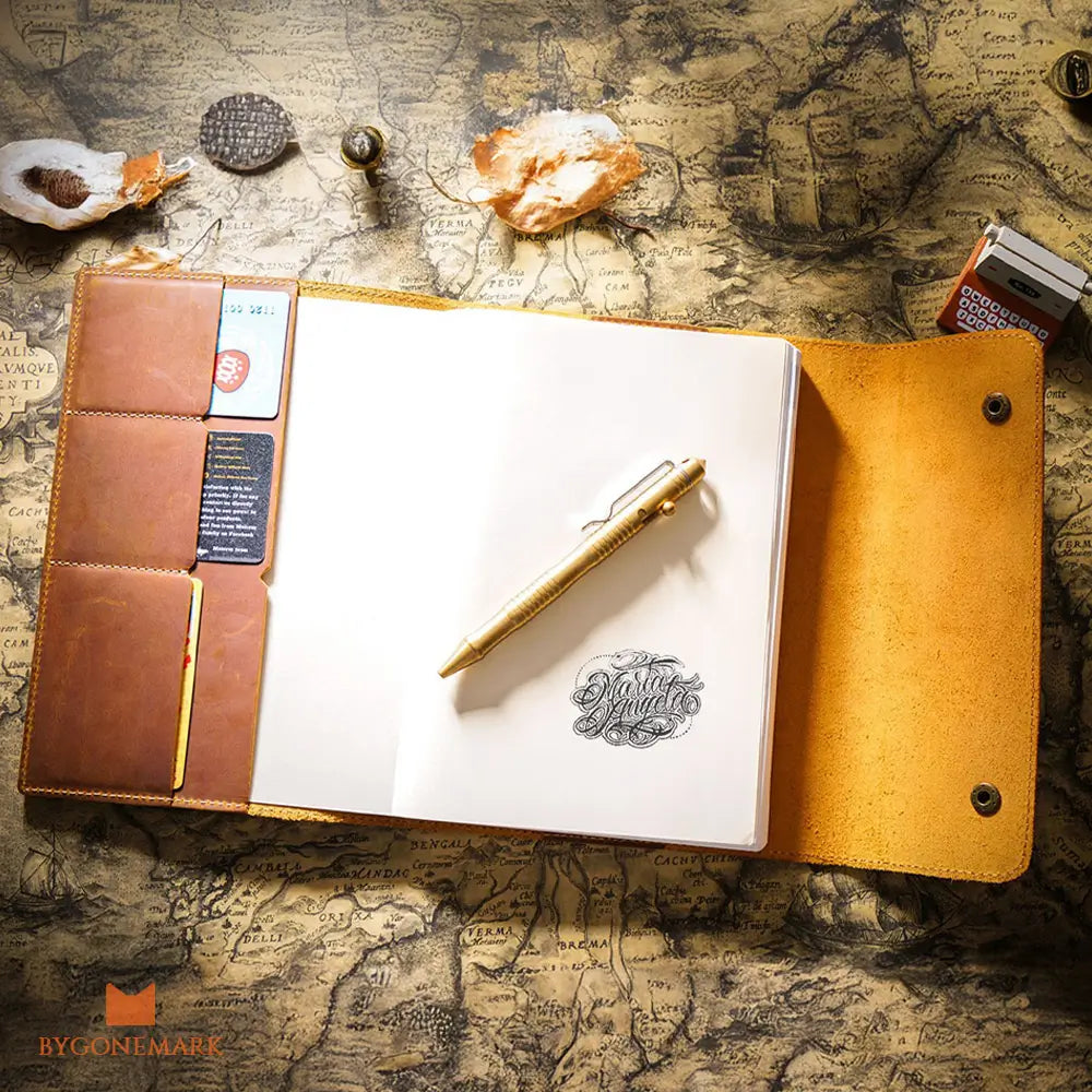 Personalized Vintage Leather Journal