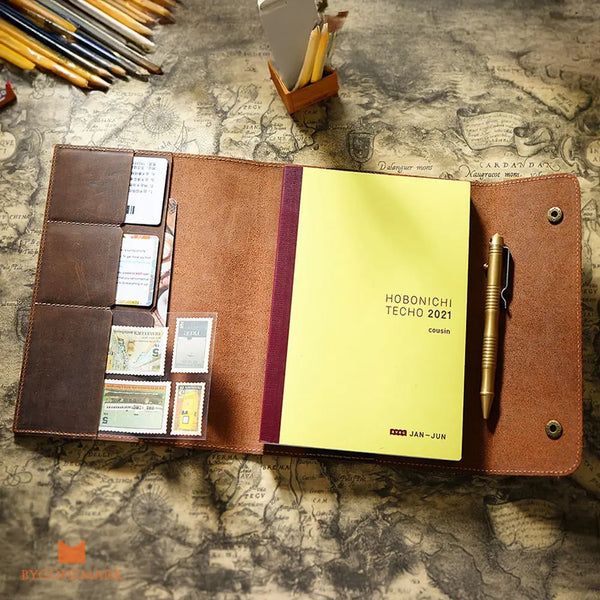 Personalized Vintage Leather Journal