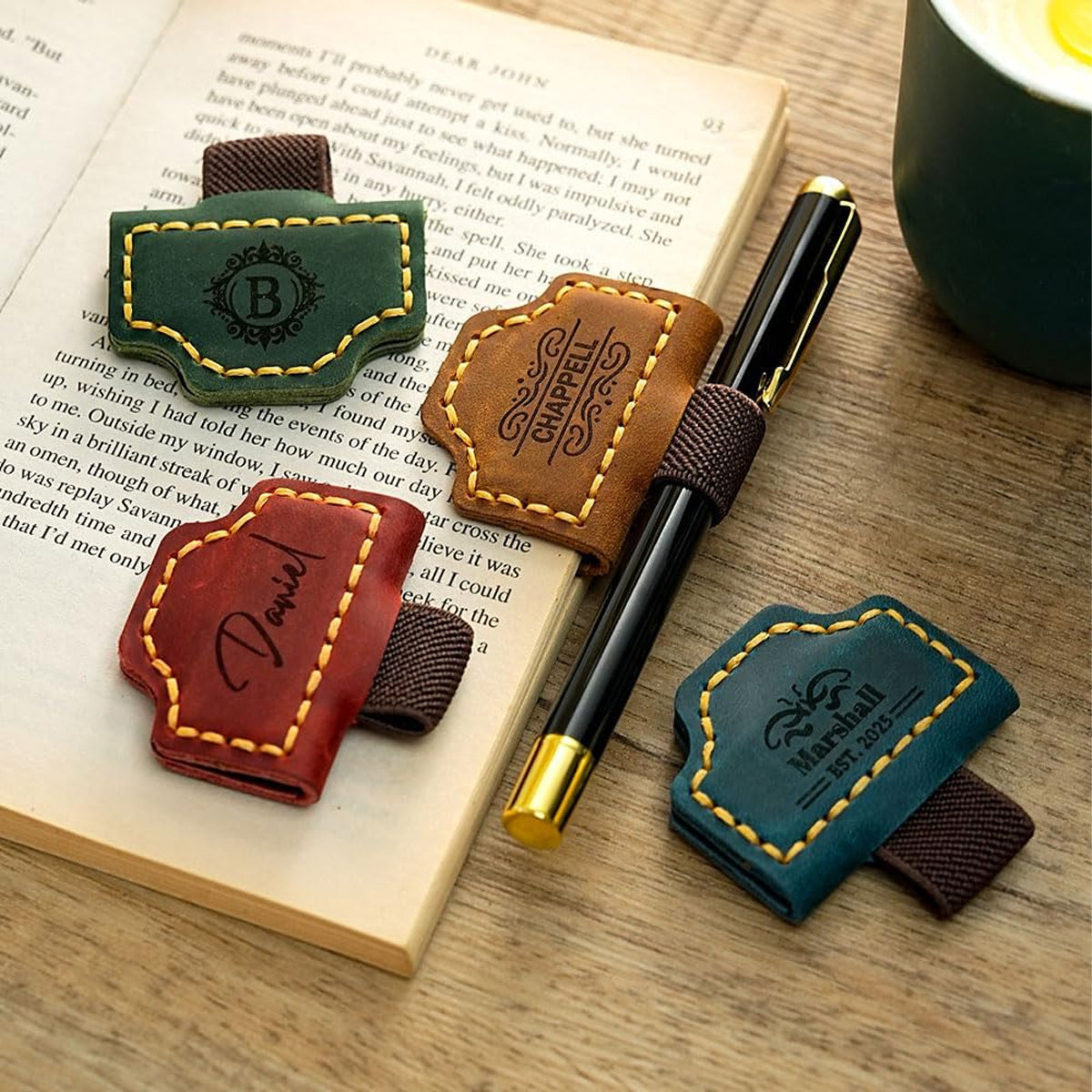 Bygonemark Leather Magnetic Bookmark