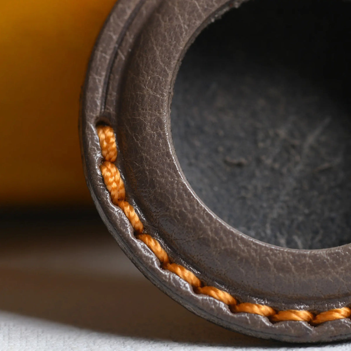 Handmade Leather AirTag Keychain Holder