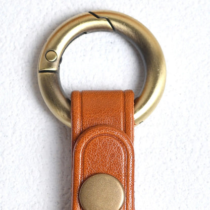Handmade Leather AirTag Keychain Holder