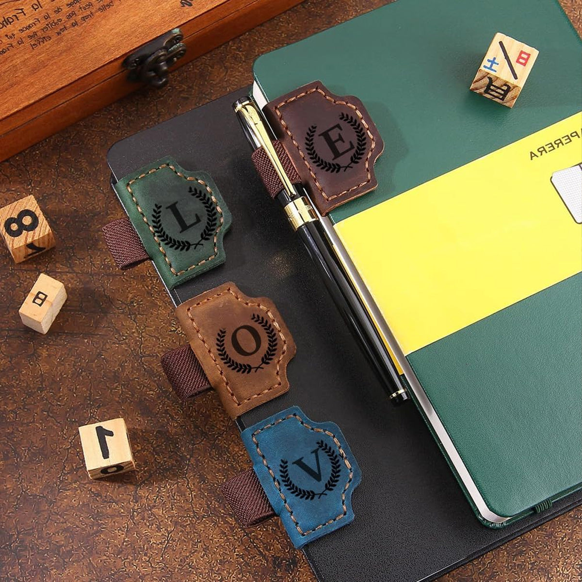 Bygonemark Leather Magnetic Bookmark