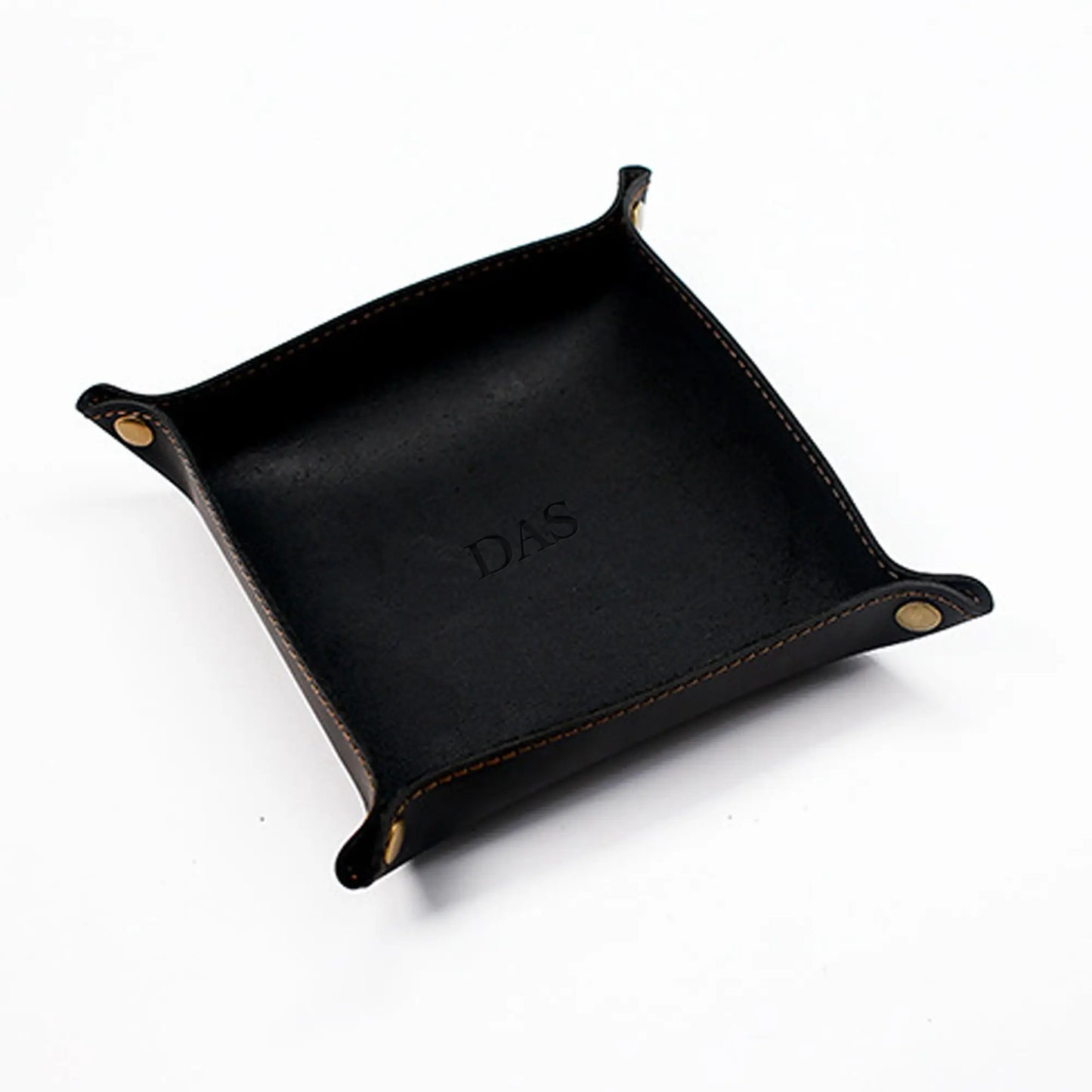 8.6" Leather Valet Tray