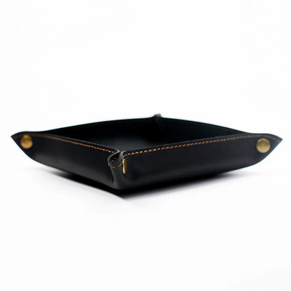8.6" Leather Valet Tray