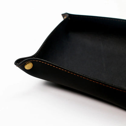 8.6" Leather Valet Tray