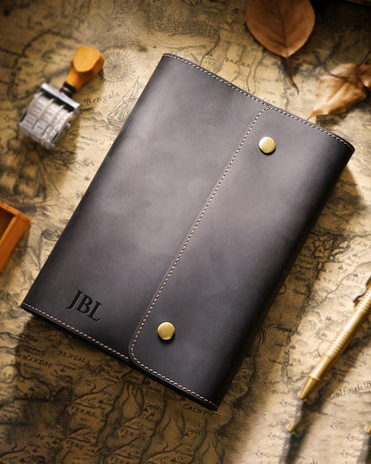 パーソナライズ ヴィンテージレザージャーナル