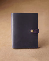 Closed purple refillable A5 journal