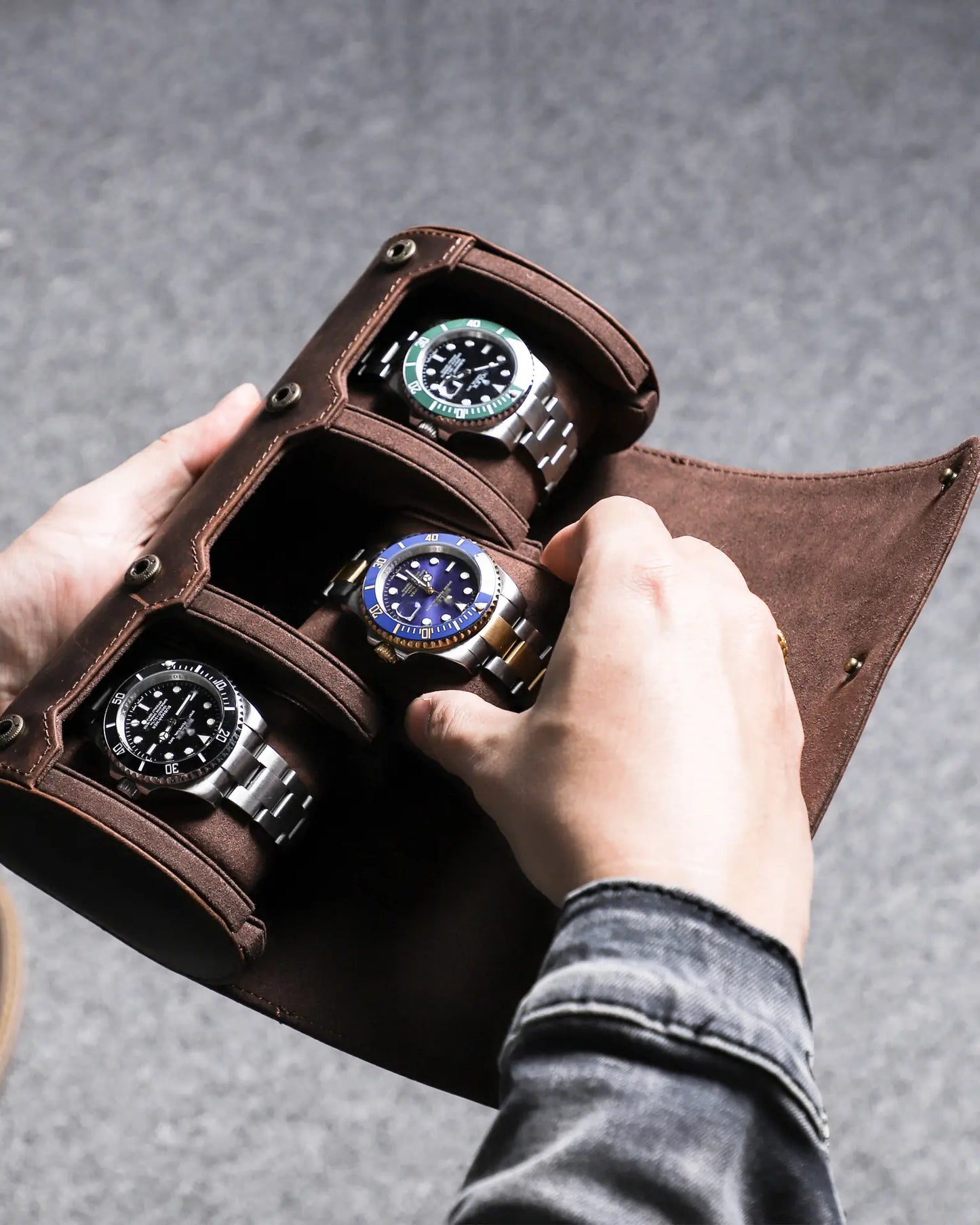 Legacy Rivet Triple Watch Roll