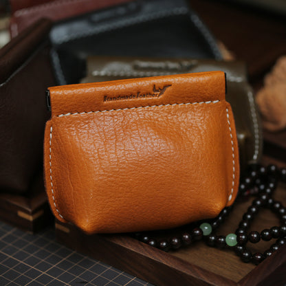 Vegetable Tanned Leather Rosary Pouch
