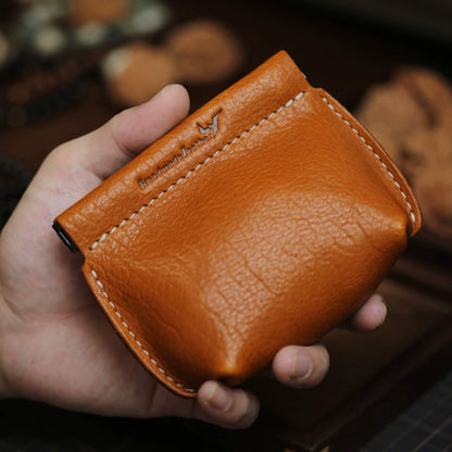 Vegetable Tanned Leather Rosary Pouch