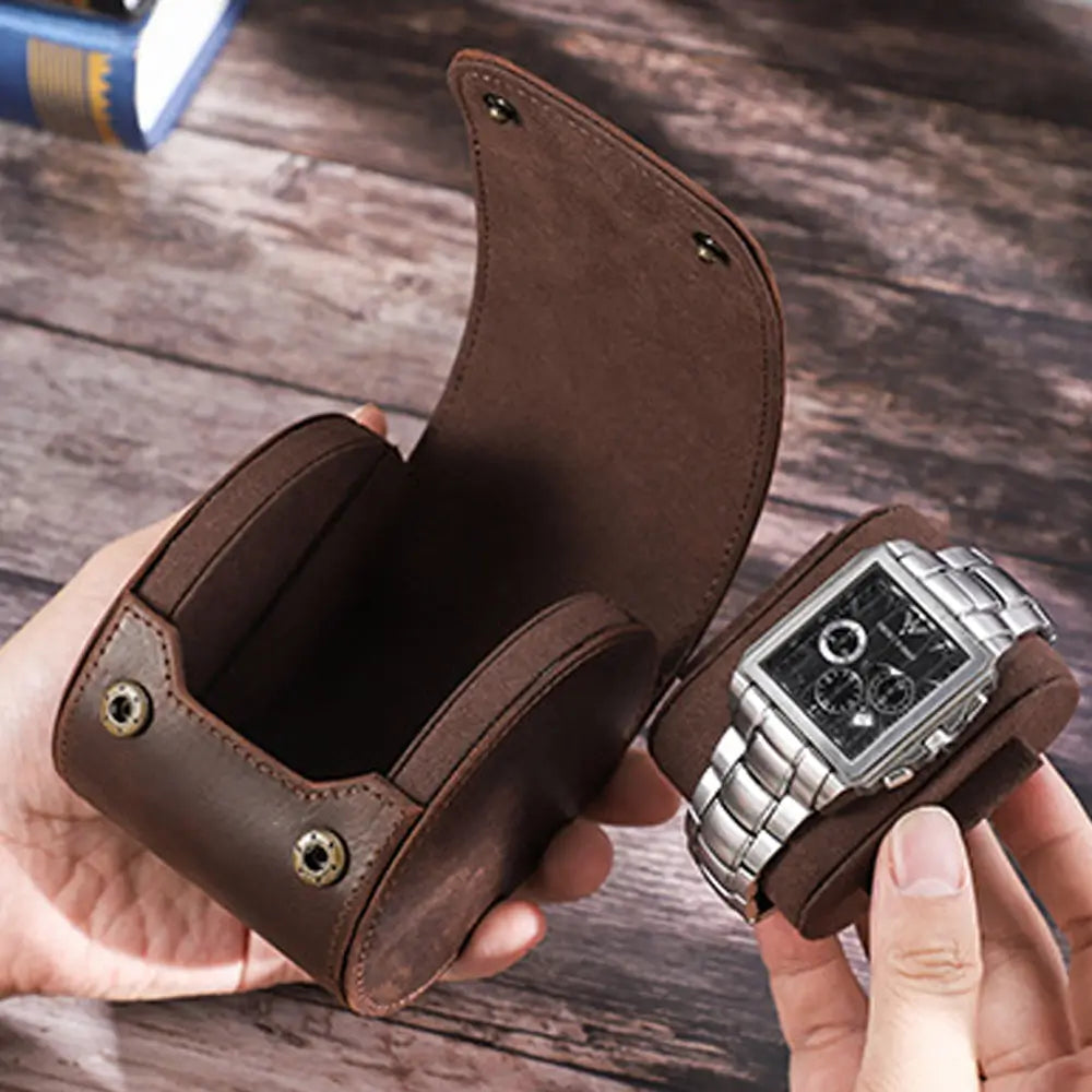 Personalized Watch Roll Case