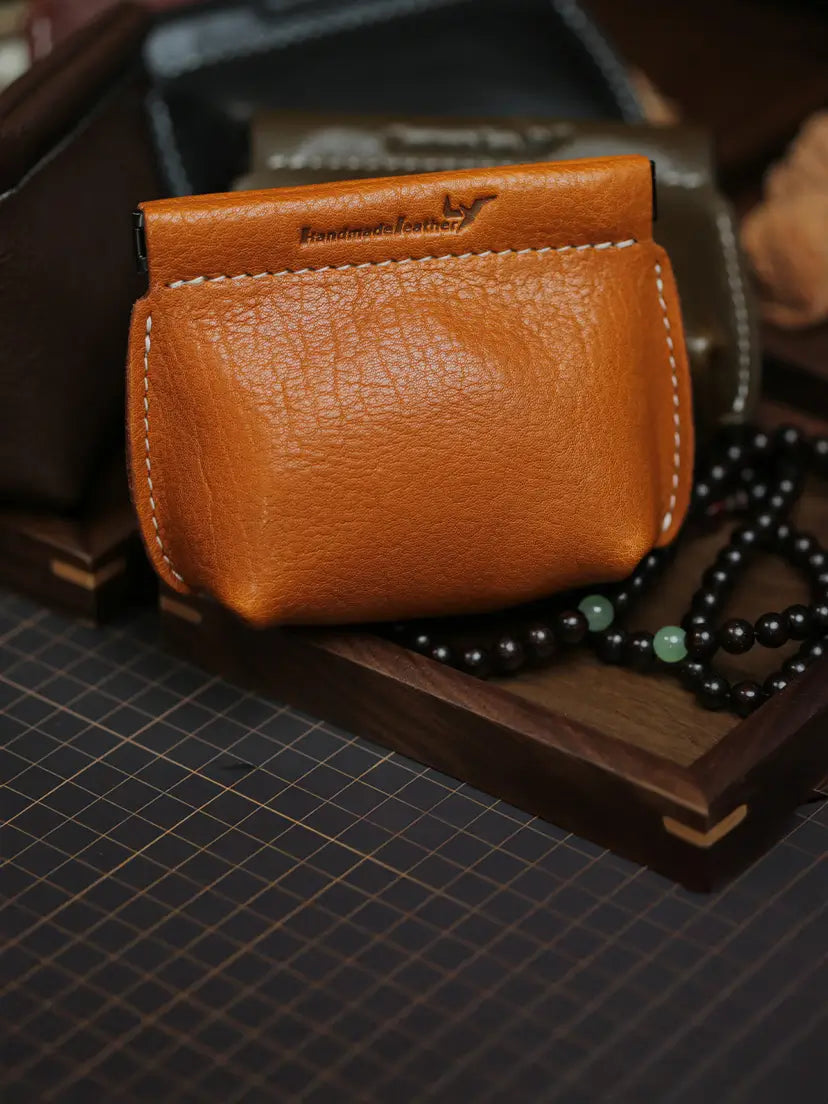 Vegetable Tanned Leather Rosary Pouch