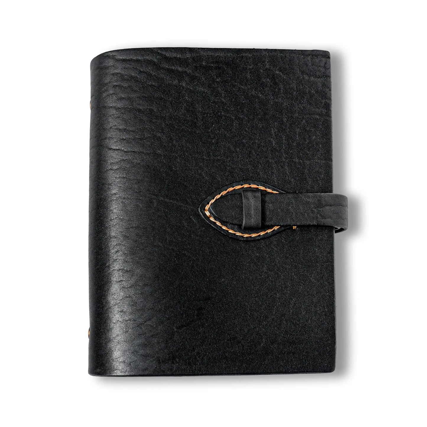 Refillable Leather Journal with Strap Closure | Personalized A5 Notebook