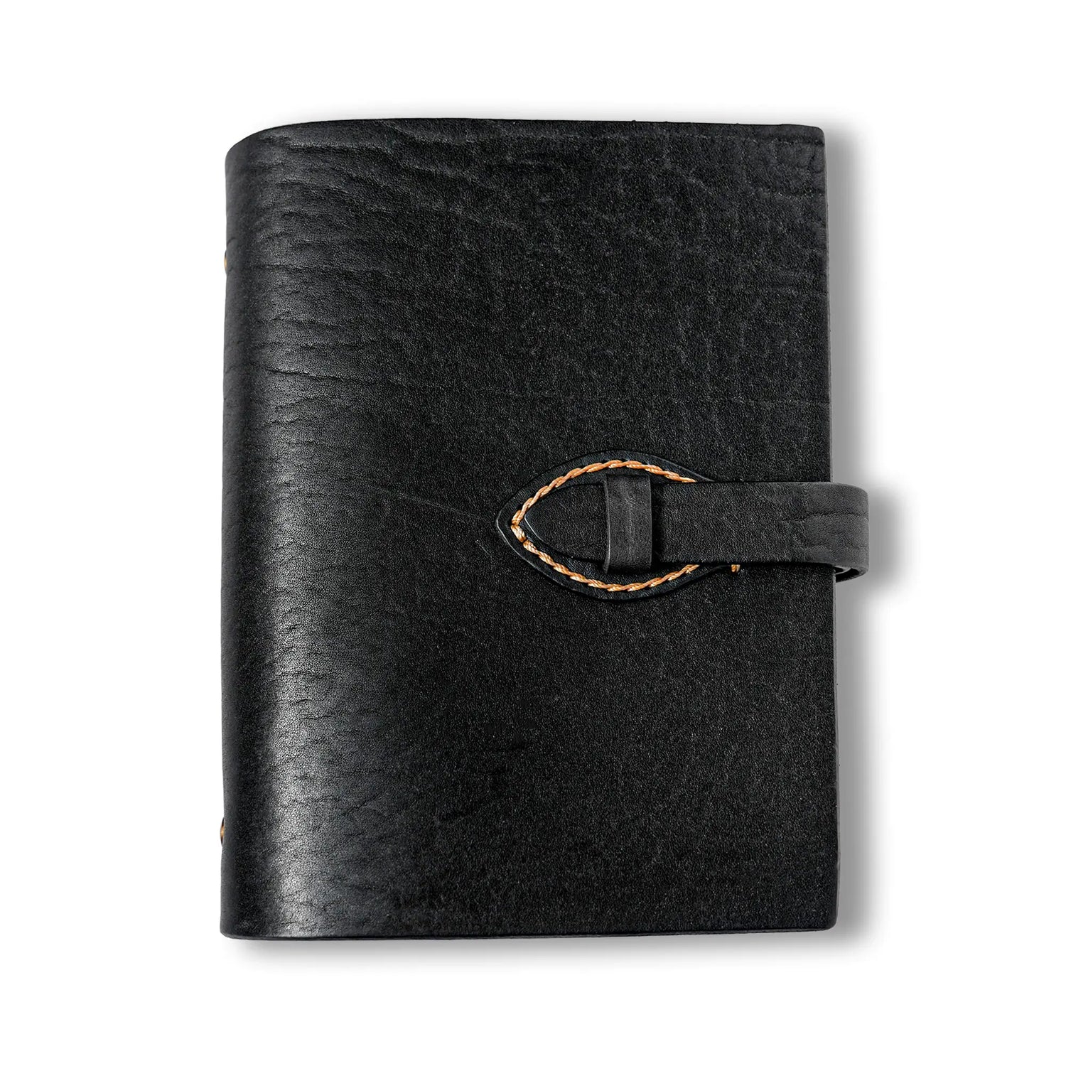 Refillable Leather Journal with Strap Closure