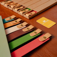 BygoneMark leather bookmark kraft paper packaging
