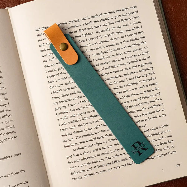 Personalized Leather Bookmark — A Classic Gift for Readers